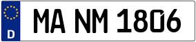 Truck License Plate